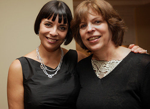 Donna Ricco with Professor Sandi Keiser